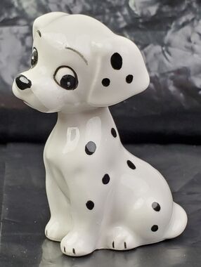 Enesco VTG Walt Disney 101 Dalmatians Porcelain Dog Figure Figurine Japan GUC